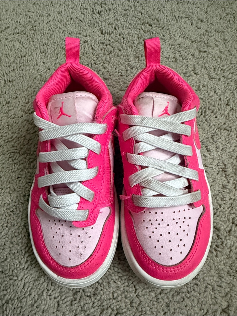 Nike Jordan Kids' Pink Low-Top Sneakers